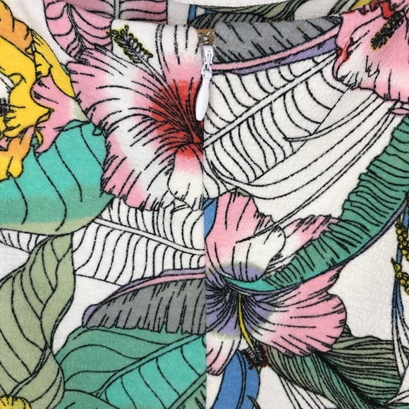 Apt.9 Floral Print Ruffle Bottom Dress Size XXL - Picture 10 of 16